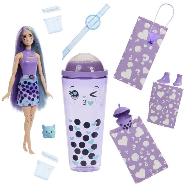 Mattel Barbie: Pop Reveal - Bubble Tea Series Taro Milk Doll (HTJ19)