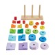 Fisher-Price - Wooden Stacking Shape Sorter (HXT76)