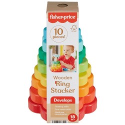 Fisher-Price: Wooden Ring Stacker (HXT77)