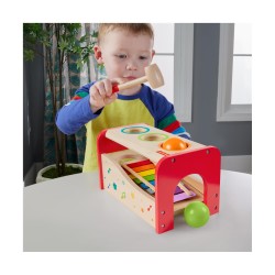 Fisher-Price - Wooden Pound & Tap Bench Xylophone (HXT88)