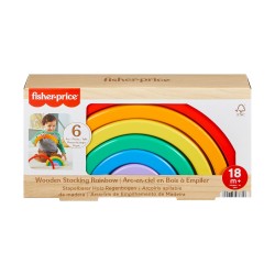 Fisher-Price - Wooden Stacking Rainbow (HXT73)