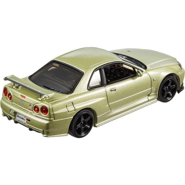 Mattel Hot Wheels: Premium Real Readers - Nissan Skyline GT-R (BNR34) V Spec II with Nismo Parts 1:43 (HMD47)