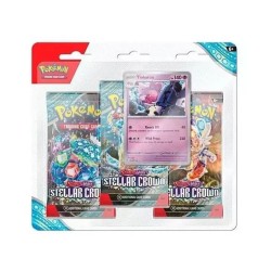 Pokemon TCG: Scarlet & Violet - Stellar Crown 3-Booster Blister (POK859076)