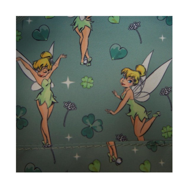 Loungefly Disney: Tinker Bell - 4-Leaf Clover Tote Bag With Coin Bag (WDTBS0002)