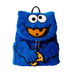 Loungefly Sesame Street: Cookie Monster Plush Mini Backpack (SESBK0013)