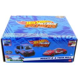 Mattel Hot Wheels: Pull-Back Speeders - Mighty K & Twin Mill (HWH58)