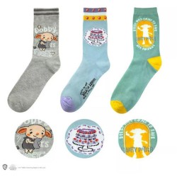 Cinereplicas Movies: Harry Potter - Dobby Socks (Set of 3) (CR1603)