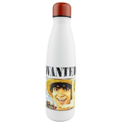 Cinereplicas Animation: One Piece - Wanted Luffy Stainless Water Bottle (CR4092)