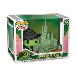 Funko Pop! Town: Wicked - Elphaba with The Emerald City #44 Vinyl Figures