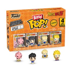 Funko Bitty Pop! 4-Pack: Dragon Ball Z - Majin Buu (Pure), Vegito, Majin Vegeta, Mystery Pop! Vinyl Figures