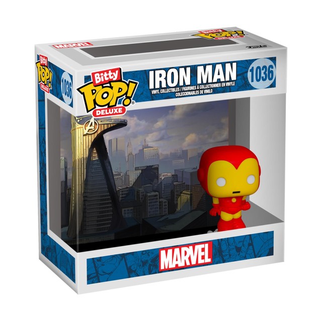 Funko Bitty Pop! Deluxe: Marvel - Iron Man (AvengerTower) #1036 Vinyl Figure