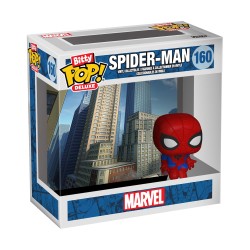 Funko Bitty Pop! Deluxe: Marvel Spider-Man(Cityscape) #160 Vinyl Figure