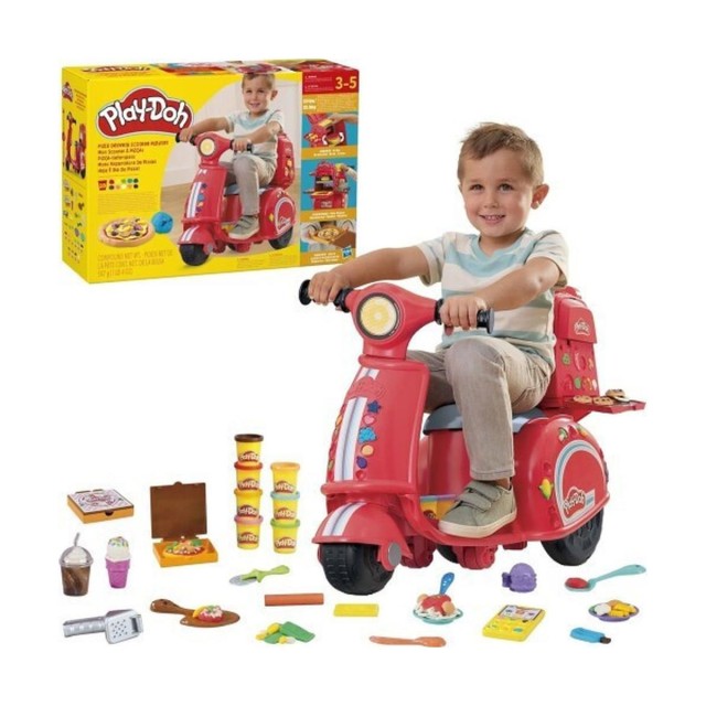 Hasbro Play-Doh - Pizza Delivery Scooter Playset (F8803)