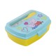 Stor: Peppa Pig Core 2022 - Funny Sandwich Box With Cutlery (13909)