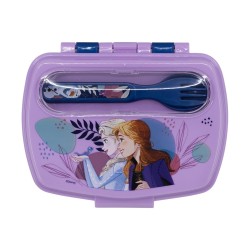 Stor: Disney: Frozen Trust The Journey - Funny Sandwich Box With Cutlery (74209)