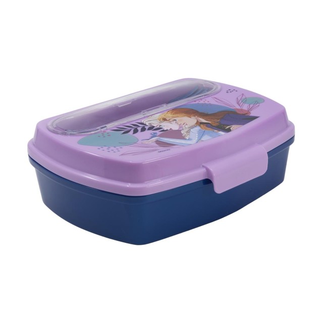 Stor: Disney: Frozen Trust The Journey - Funny Sandwich Box With Cutlery (74209)