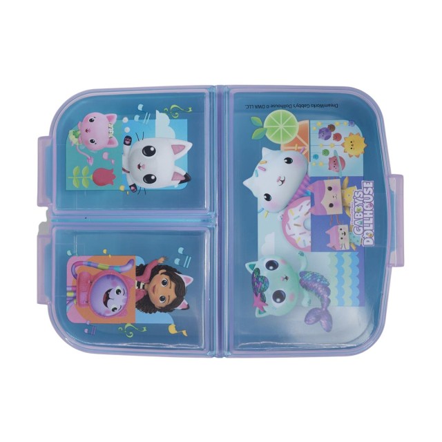 Stor: Gabby Dollhouse - Multi Compartment Sandwich Box (21220)