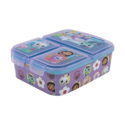 Stor: Gabby Dollhouse - Multi Compartment Sandwich Box (21220)