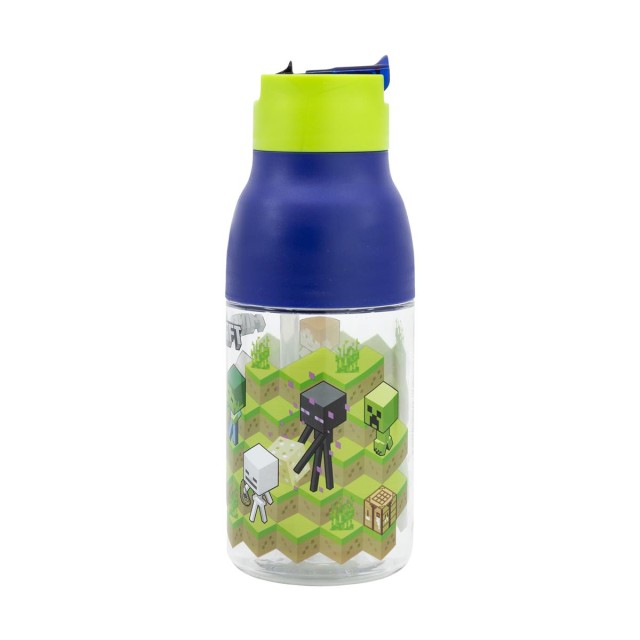 Stor: Minecraft - Isometric Double Opening Sipper Ecozen Bottle (420ml) (40465)