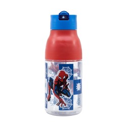 Stor: Marvel: Spiderman Black Board -  Double Opening Sipper Ecozen Bottle (420ml) (74735)