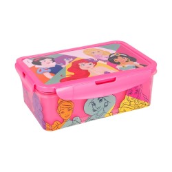 Stor Disney Princess: Bright & Bold - Rectangular Food Container With Removable Compartments (1190ml) (51245)