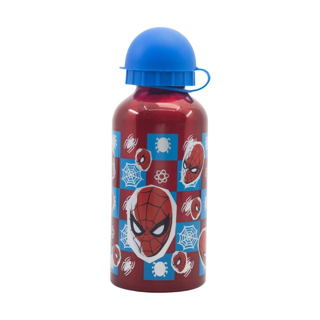 Stor Marvel: Spiderman Arachnid Grid -  Aluminium Bottle (400ml) (74734)