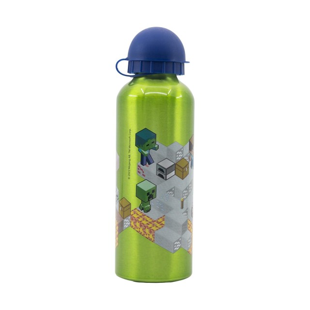 Stor: Minecraft - Isometric High Aluminium Bottle (530ml) (40460)