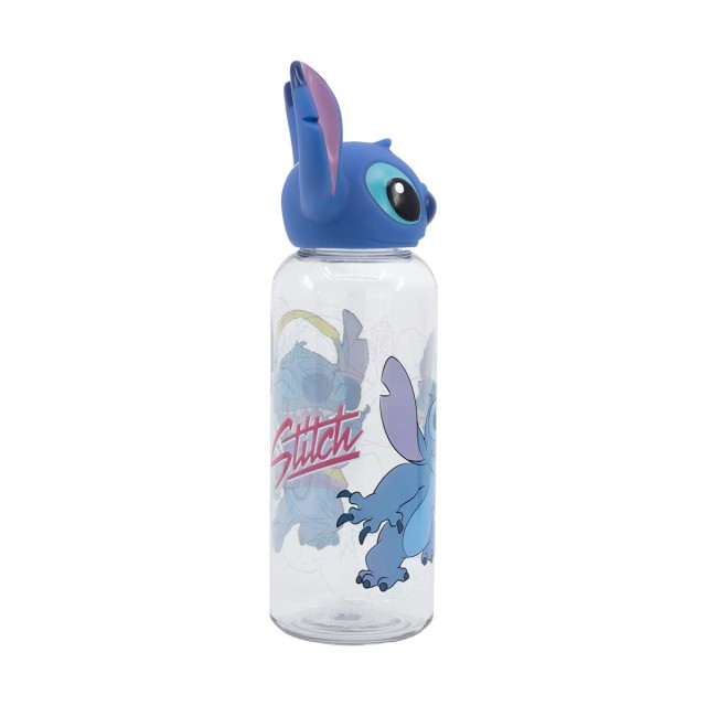 Stor: Stitch Flowers - 3D Figurine Bottle (560ml) (74860)