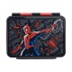 Stor: Marvel: Spiderman Black Board -  Stainless Steel Clamp Rectangular Sandwich Box (1100ml) (74756)