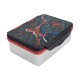 Stor Marvel: Spiderman Black Board -  Stainless Steel Clamp Rectangular Sandwich Box (1100ml) (74756)