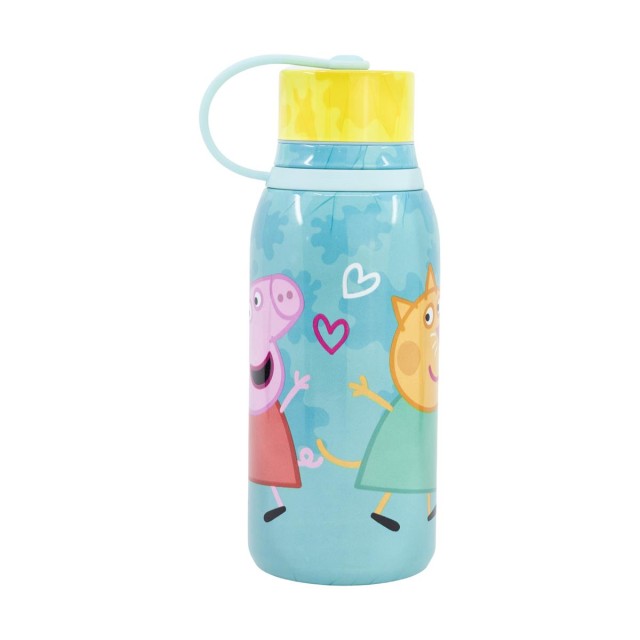 Stor: Peppa Pig Core 2022 - Kiddy Insulated Stainless Steel Bottle (330ml) (13941)