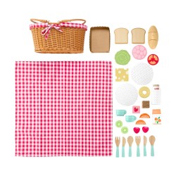 Fisher-Price - Wooden Picnic Basket Set (HXT81)