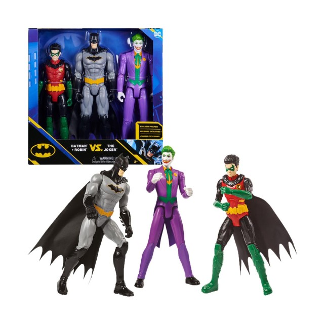 Spin Master DC: Batman - Batman & Robin VS. The Joker 12Inch Figures Set (6064967)*