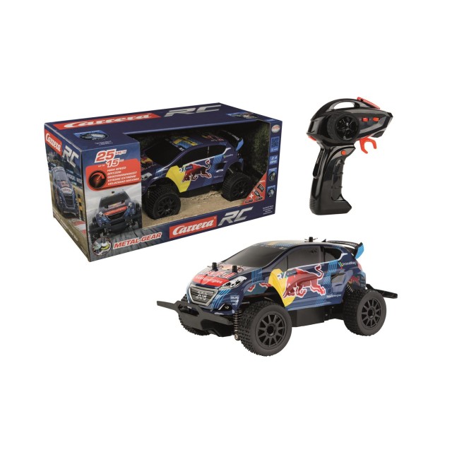 Carrera R/C Car: 2,4GHz Red Bull Peugeot WRX 208 - Rallycross, Hansen D/P (370182021)