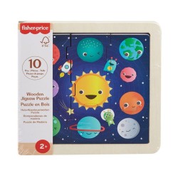 Fisher-Price: Wooden Jigsaw Puzzle - Planet (HXV16)