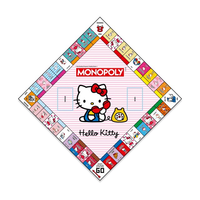 Winning Moves: Monopoly - Hello Kitty Board Game (English Language) (WM04863-EN1)