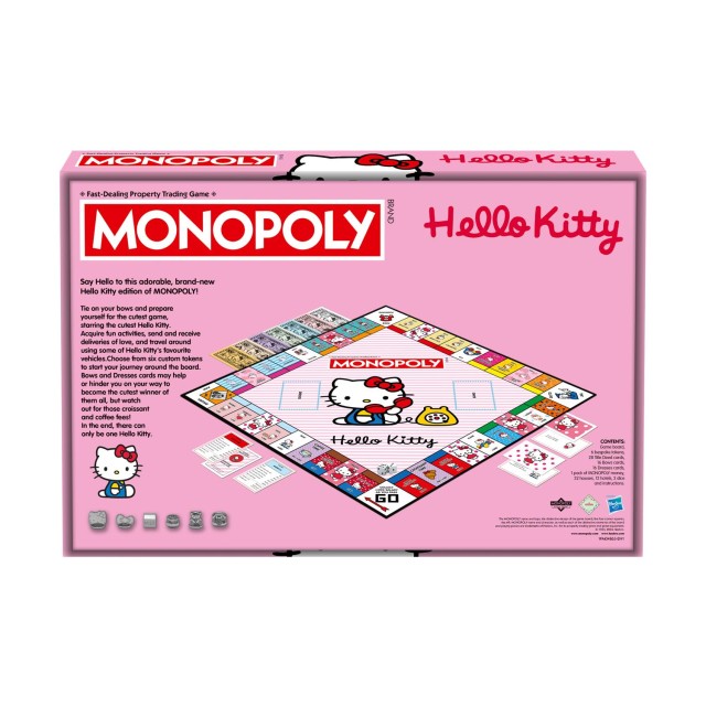 Winning Moves: Monopoly - Hello Kitty Board Game (English Language) (WM04863-EN1)