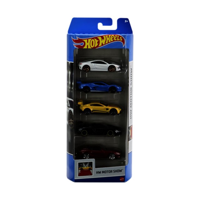 Mattel Hot Wheels - Motor Show (Set Of 5) (HTV49)