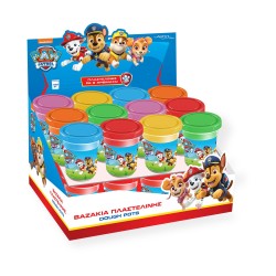 John Hellas: Paw Patrol Πλαστελίνη- Μονό Βαζάκι 100γρ.- 24 Τεμάχια (03977PM)