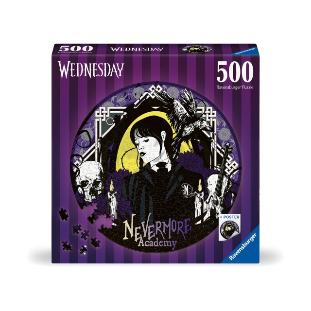 Ravensburger Puzzle: Wednesday - Nevermore Academy (500pcs) (17573)