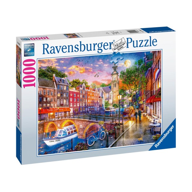 Ravensburger Puzzle: Sunset over Amsterdam (1000pcs) (12000884)