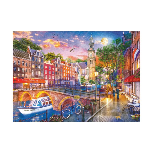 Ravensburger Puzzle: Sunset over Amsterdam (1000pcs) (12000884)