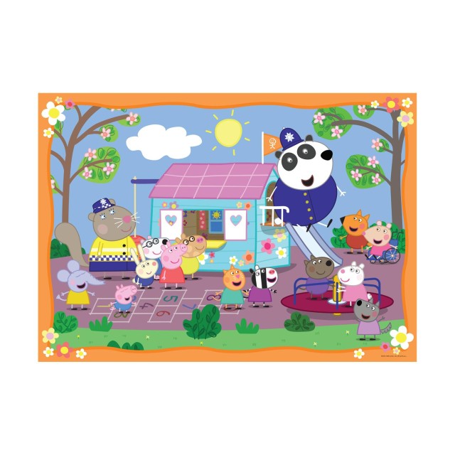 Ravensburger Giant Floor Puzzle: Peppa Pig - Fun at the Club House (24pcs) (3141)