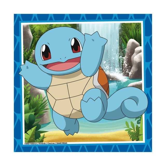 Ravensburger Puzzle: Pokemon - Charmander, Bulbasaur and Squirtle (3x49pcs) (5586)