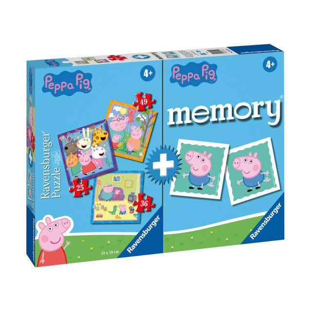 Ravensburger: Memory® & 3 Puzzles : Peppa Pig (3152)