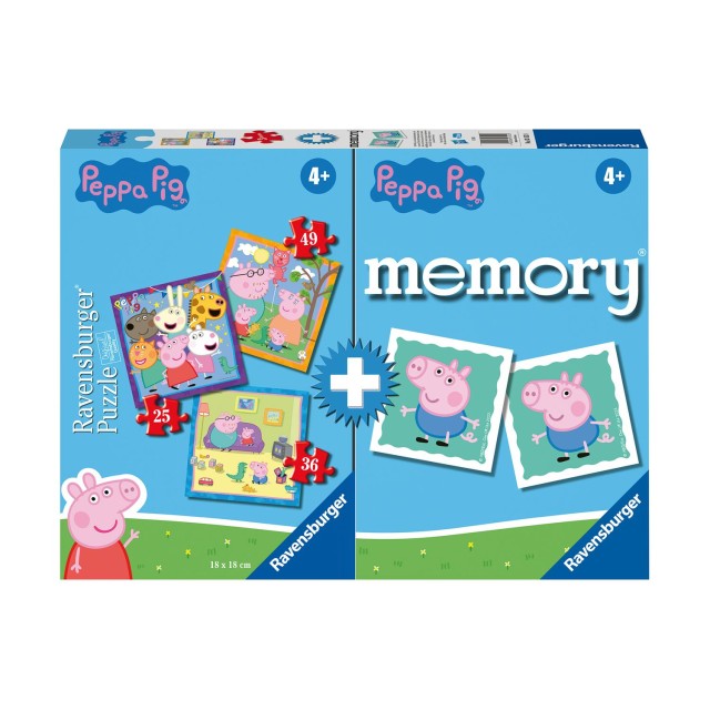 Ravensburger: Memory® & 3 Puzzles : Peppa Pig (3152)