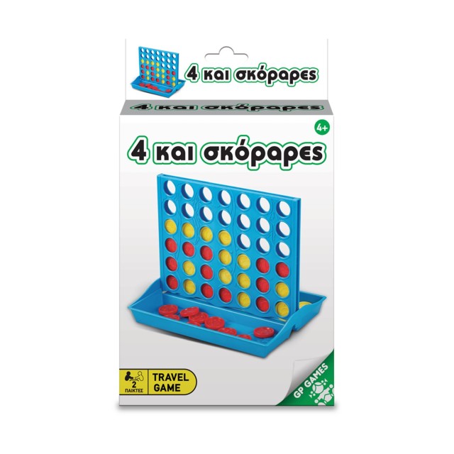 Giochi Preziosi Travel Game - 4 Και Σκόραρες (Ελληνική Γλώσσα) (TAV00000)