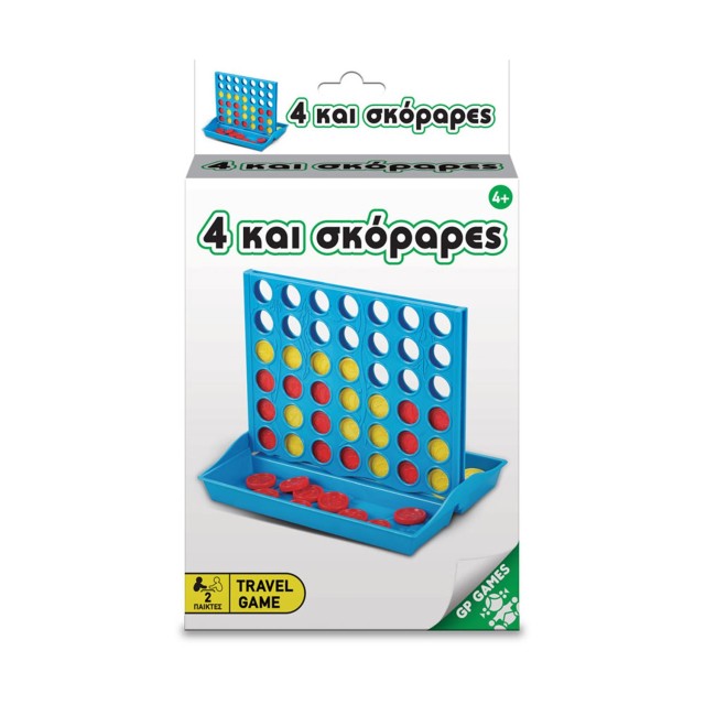 Giochi Preziosi Travel Game - 4 Και Σκόραρες (Ελληνική Γλώσσα) (TAV00000)