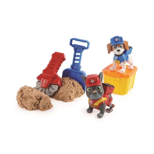 Spin Master Paw Patrol: Rubble & Crew - Charger & Wheeler Build-it Pack (20141514)