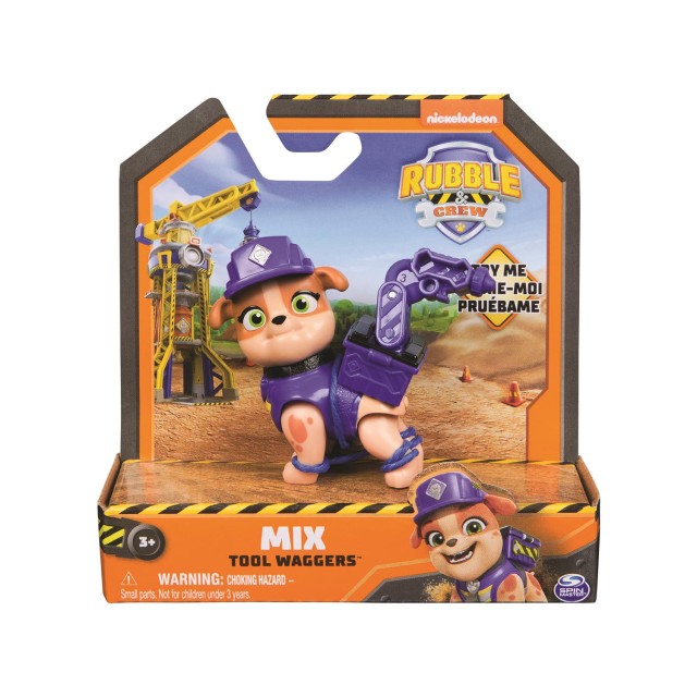 Spin Master Paw Patrol: Rubble & Crew - Mix Tool Waggers Action Pup (20148304)